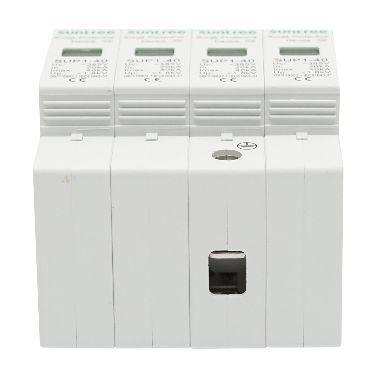 Scaricatore di sovratensione con segnalazione 4P ACSPD 380VDC, 2040KA Suntree