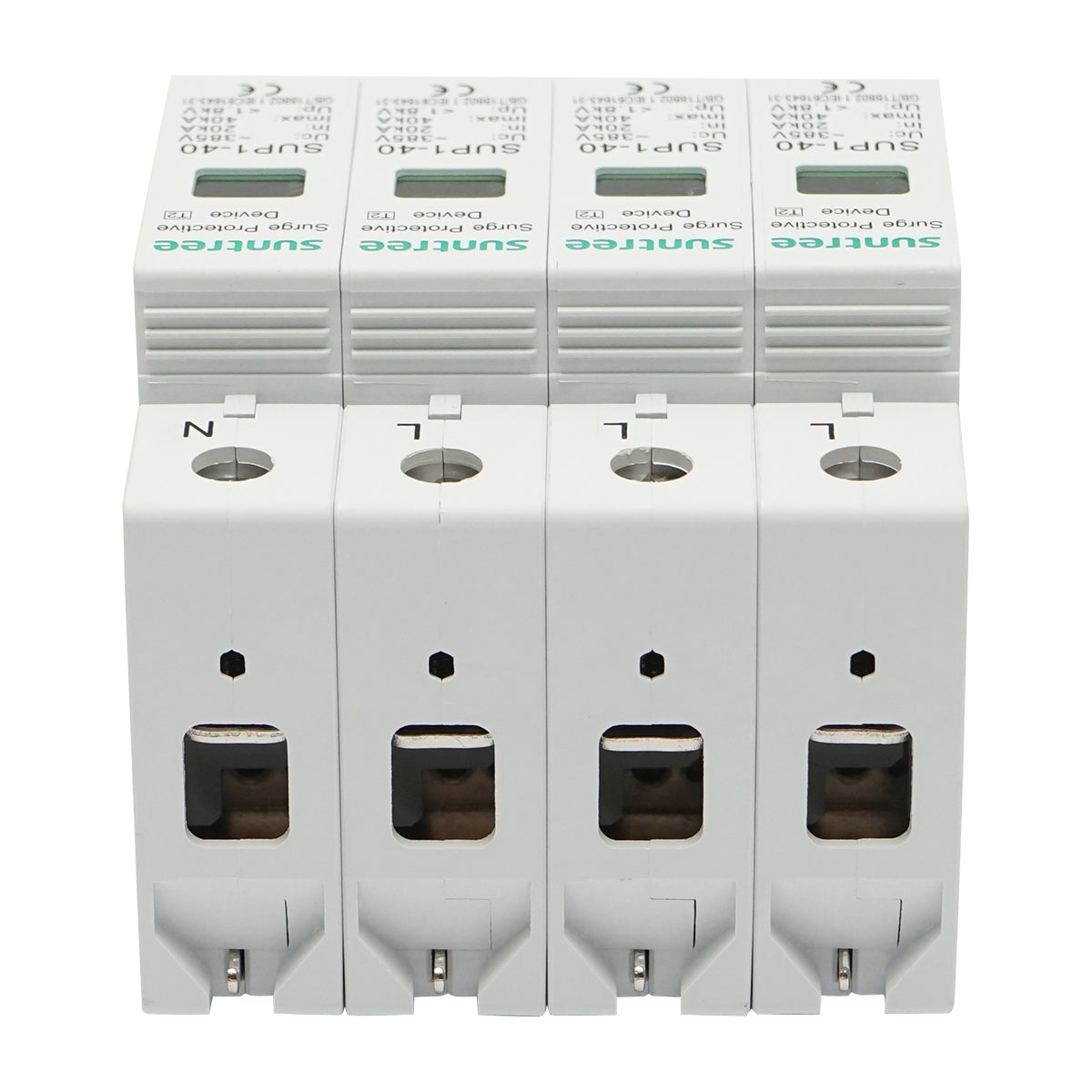 Scaricatore di sovratensione con segnalazione 4P ACSPD 380VDC, 2040KA Suntree