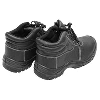 Scarponi di protezione taglia 40 con puntale e inserto nella suola in acciaio 5001.