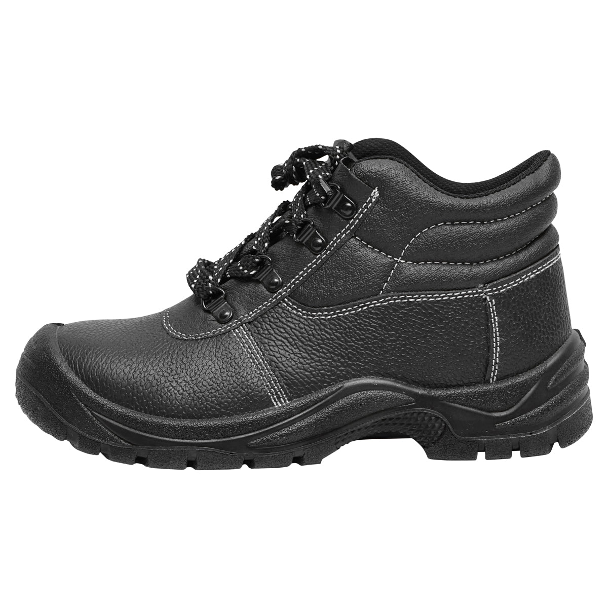 Scarponi di protezione taglia 40 con puntale e inserto nella suola in acciaio 5001.