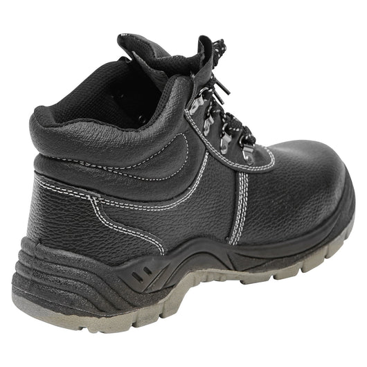 Scarponi di protezione taglia 41 con puntale e inserto nella suola in acciaio 5003.