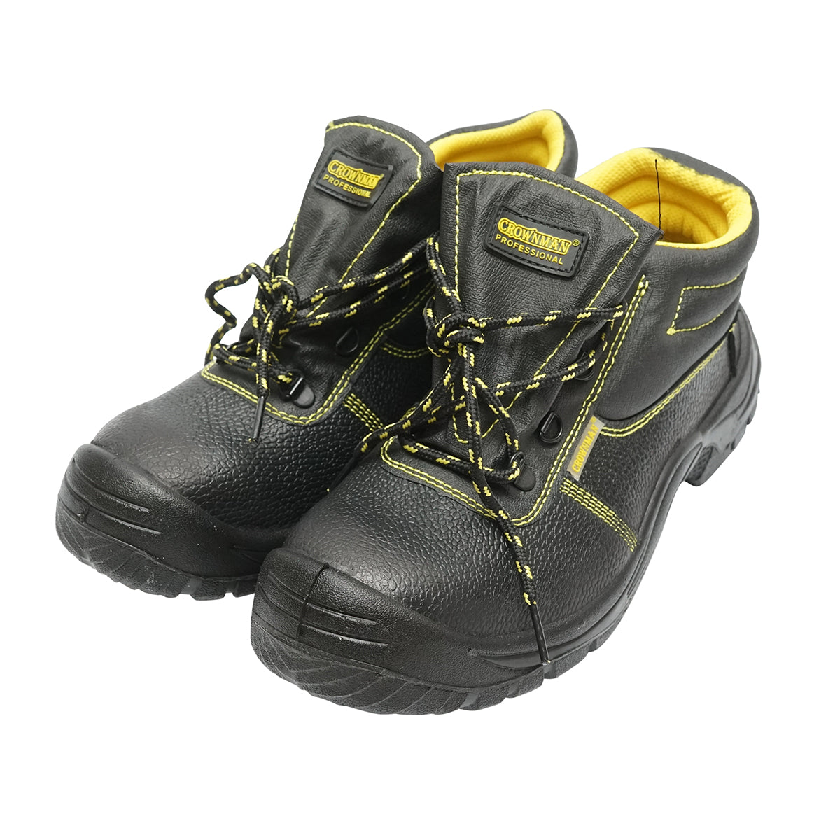 Scarponi di sicurezza con puntale e inserto in acciaio nella suola, taglia 43 Crownman