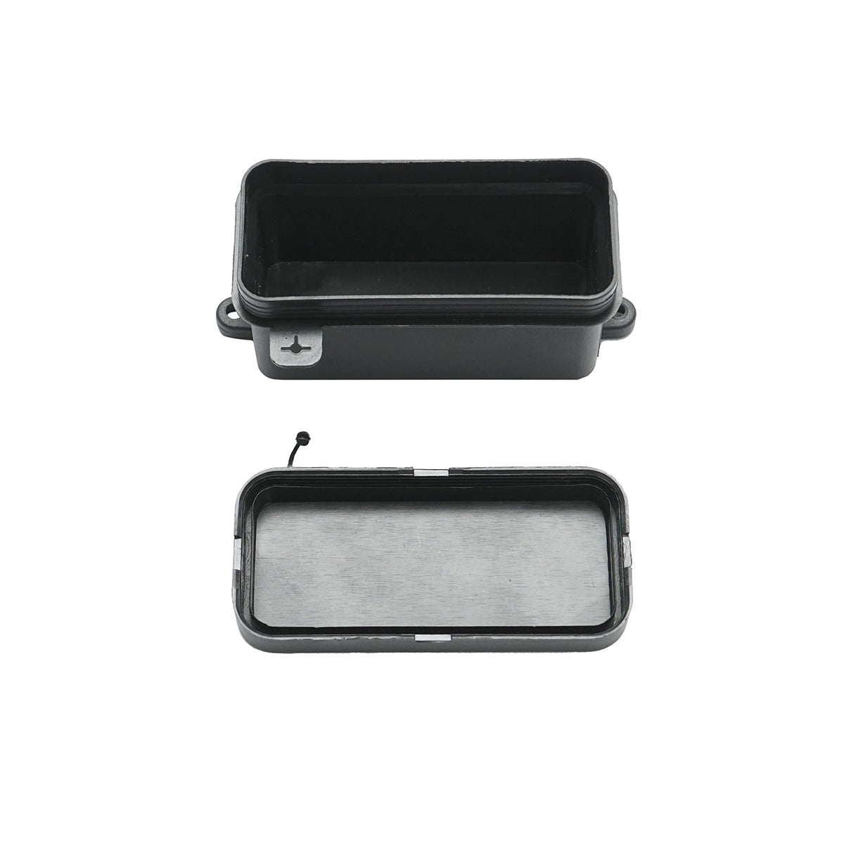 SCATOLA CASSETTA PER CAVI , 2 VIE, NERA, LEADER