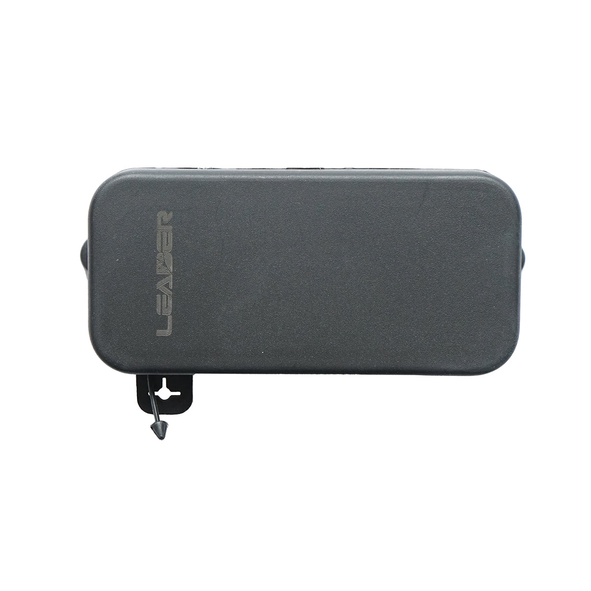 SCATOLA CASSETTA PER CAVI , 2 VIE, NERA, LEADER