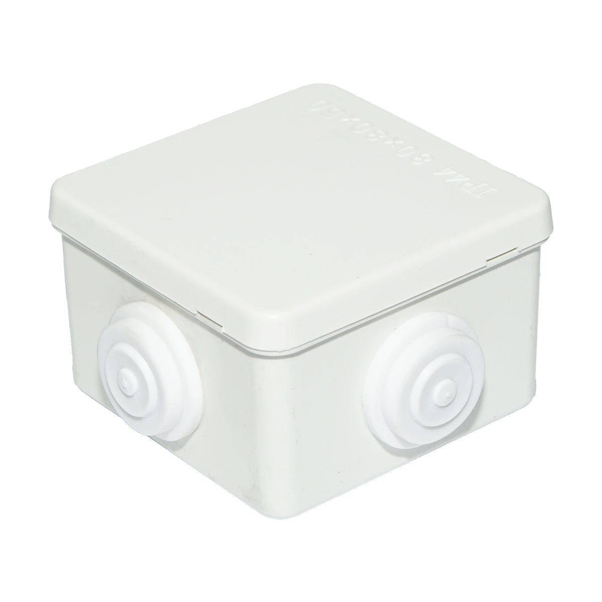 Scatola di derivazione 4 ingressi 80x80x50mm IP44