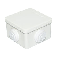 Scatola di derivazione 4 ingressi 80x80x50mm IP44