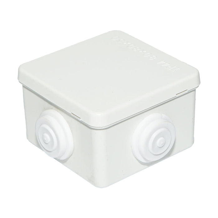 Scatola di derivazione 4 ingressi 80x80x50mm IP44