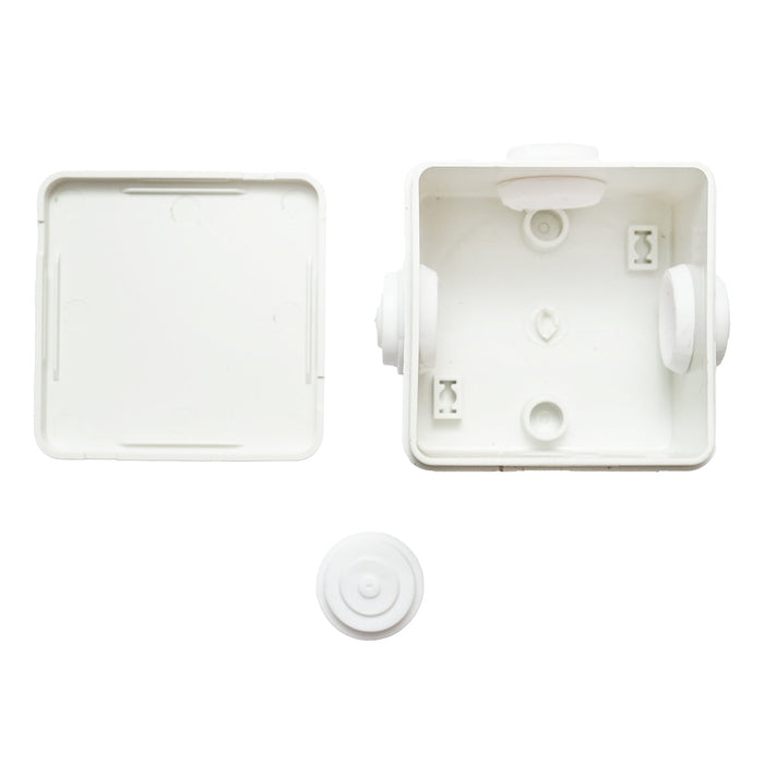 Scatola di derivazione 4 ingressi 80x80x50mm IP44