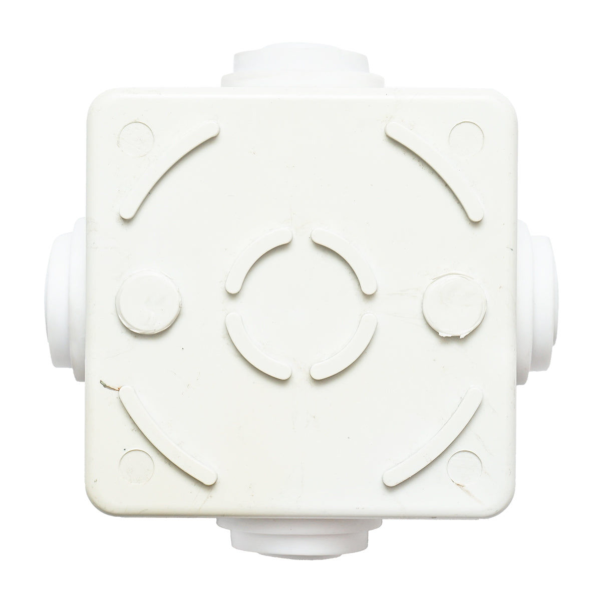 Scatola di derivazione 4 ingressi 80x80x50mm IP44