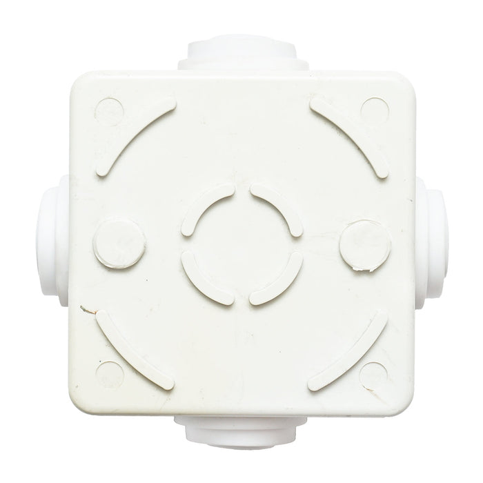 Scatola di derivazione 4 ingressi 80x80x50mm IP44