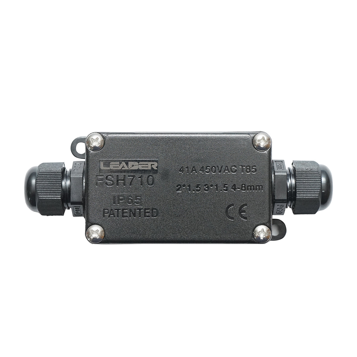Scatola di derivazione stagna  41A 450V AC, 2 vie 4-8mm IP65 Leader