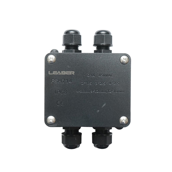 Scatola di derivazione stagna  41A 450V AC, 4 vie 4-18mm IP68 Leader