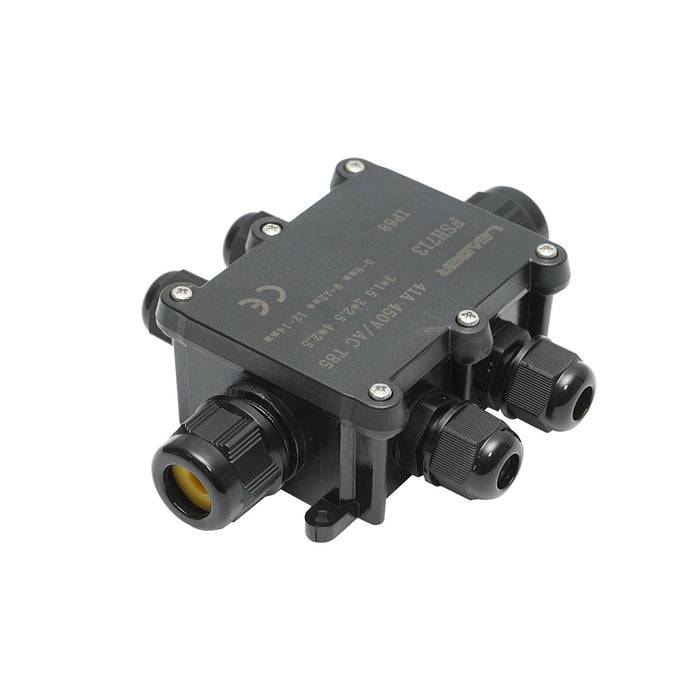 Scatola di derivazione stagna  41A 450V AC, 6 vie 5-14mm IP68 Leader