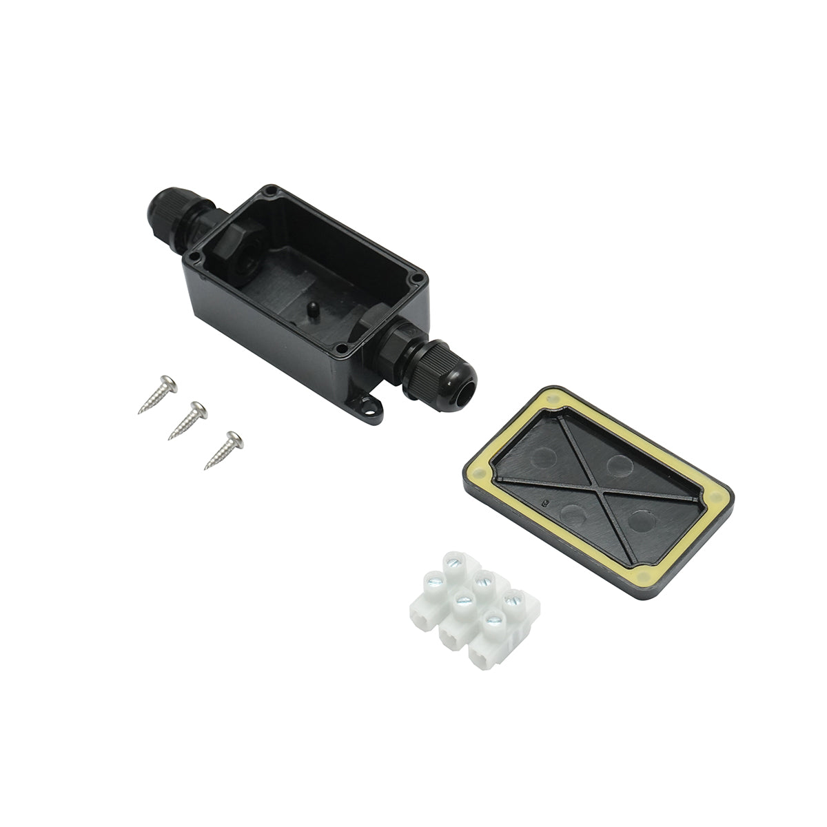 Scatola di derivazione stagna 17,5A 450V AC, 2 vie 3-6,5mm IP66 Leader