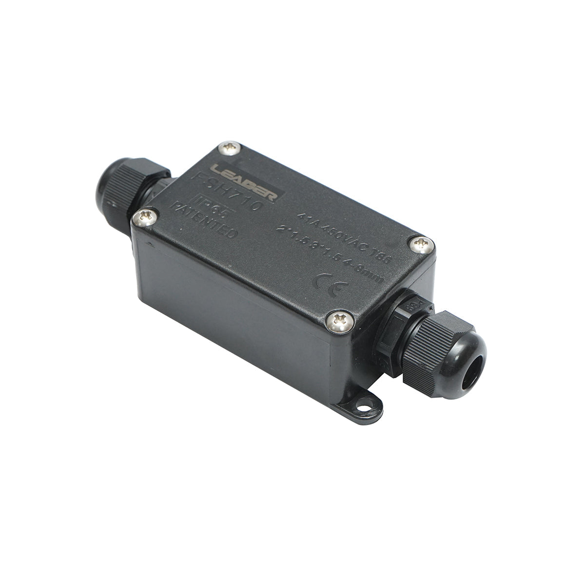 Scatola di derivazione stagna 41A 450V AC, 2 vie 4-8mm IP65 Leader