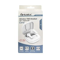 Auricolari Wireless BT v5.3 con Custodia di Ricarica 2 in 1 Bianco