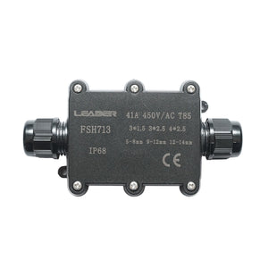 Scatola di derivazione stagna 41A 450V AC, 2 vie 5-14mm IP68 Leader