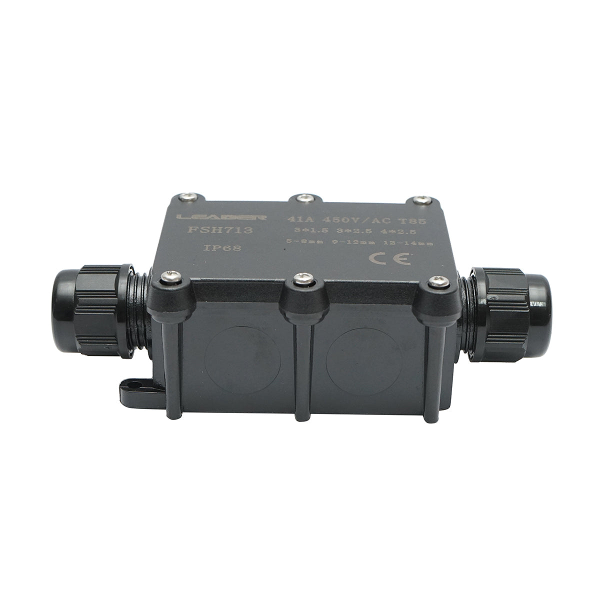 Scatola di derivazione stagna 41A 450V AC, 2 vie 5-14mm IP68 Leader