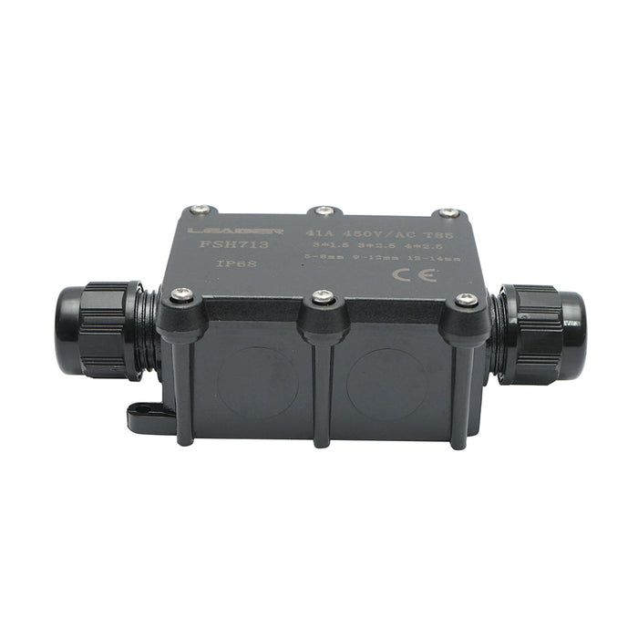 Scatola di derivazione stagna 41A 450V AC, 2 vie 5-14mm IP68 Leader