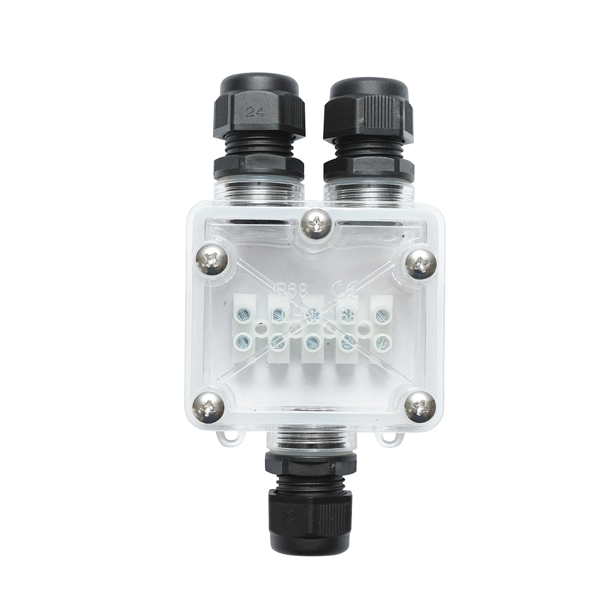 Scatola di derivazione stagna 41A 450V AC, 3 vie 5-14mm IP68 Leader