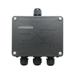 Scatola di derivazione stagna 41A 450V AC, 4 vie 4-12mm IP68 Leader