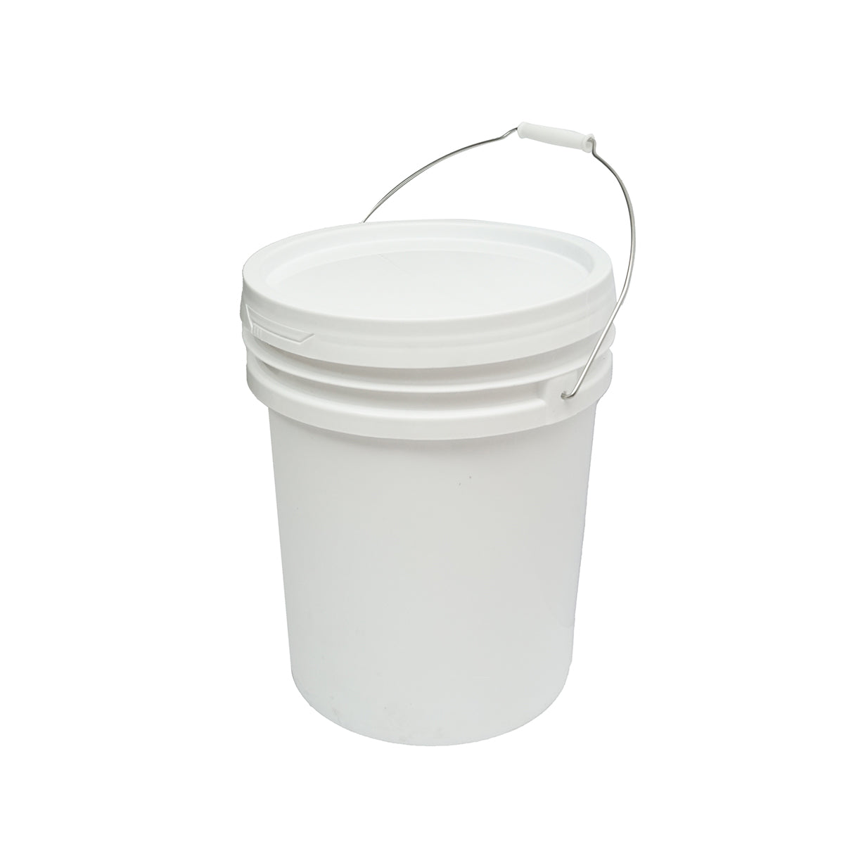 Secchio rotondo in plastica 20L con coperchio per miele di api