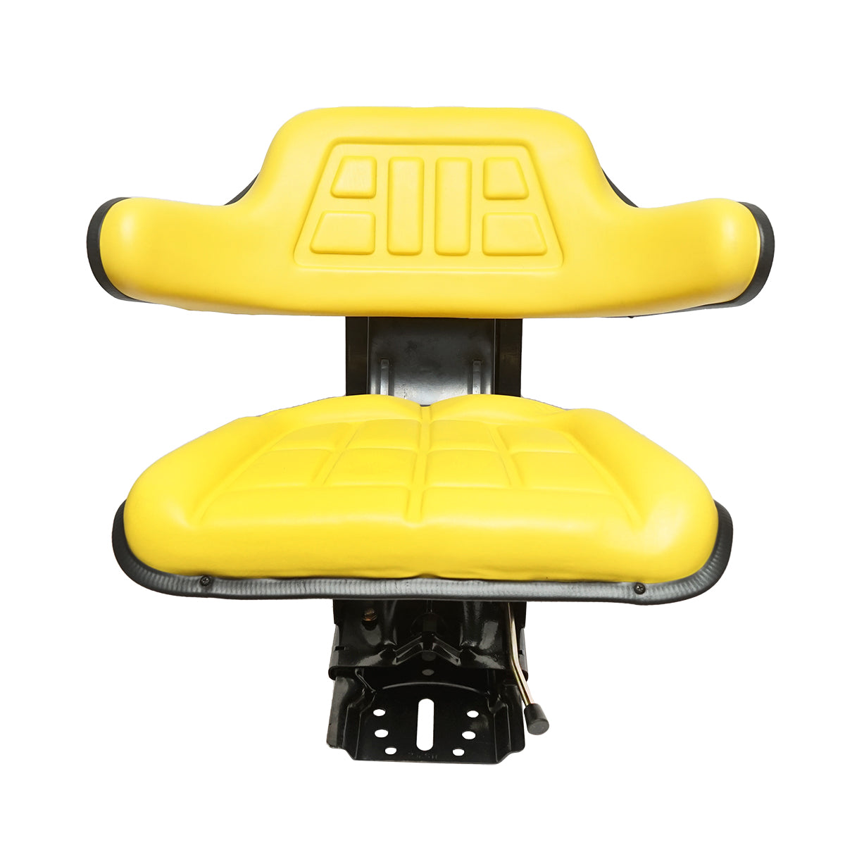 Sedile giallo per trattore con tripla regolazione e ammortizzatore UTB U-445 e U-650.