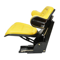 Sedile giallo per trattore con tripla regolazione e ammortizzatore UTB U-445 e U-650.