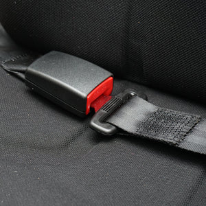 Sedile nero per trattore, regolabile con braccioli, poggiatesta, cintura di sicurezza e sospensione meccanica, larghezza seduta 455 mm