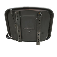 Sedile universale con cintura di sicurezza per trattori e macchine agricole o industriali, carrelli elevatori.