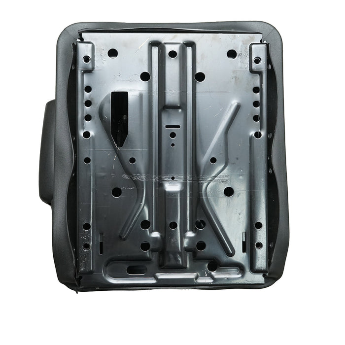 Sedile universale con cintura di sicurezza, poggiatesta e braccioli per macchine agricole o industriali