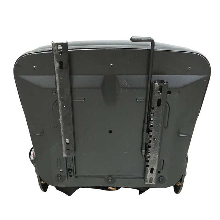 Sedile universale con cintura e braccioli per macchine agricole o industriali, carrelli elevatori