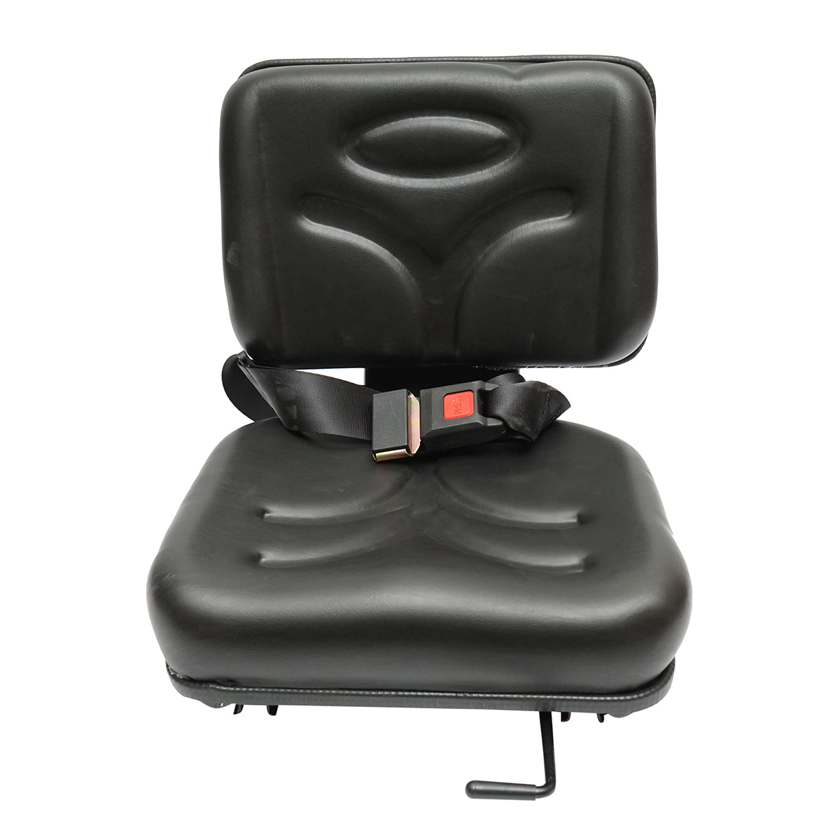 Sedile universale con cintura per macchine agricole o industriali, carrelli elevatori.