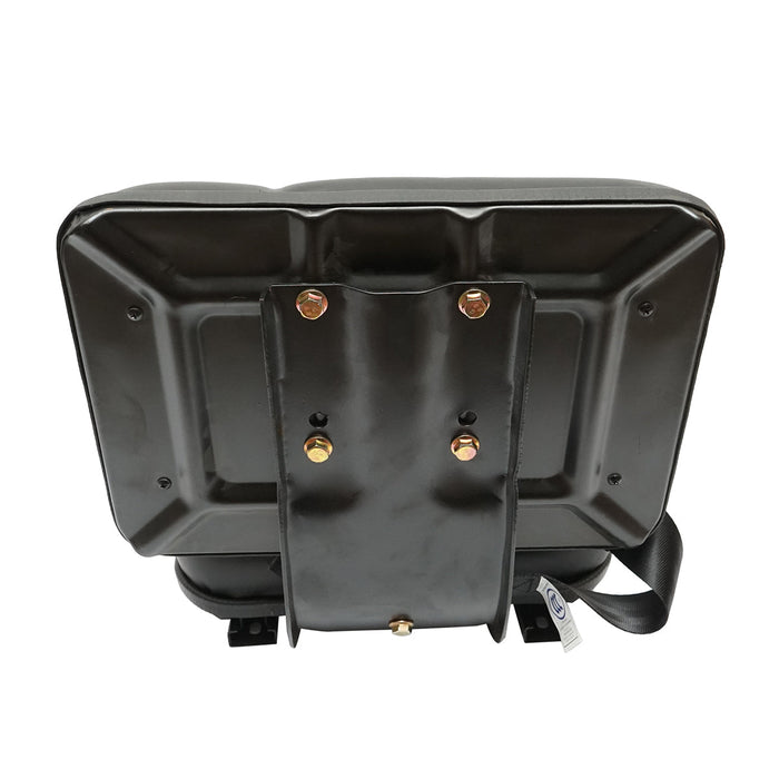 Sedile universale con cintura per macchine agricole o industriali, carrelli elevatori.
