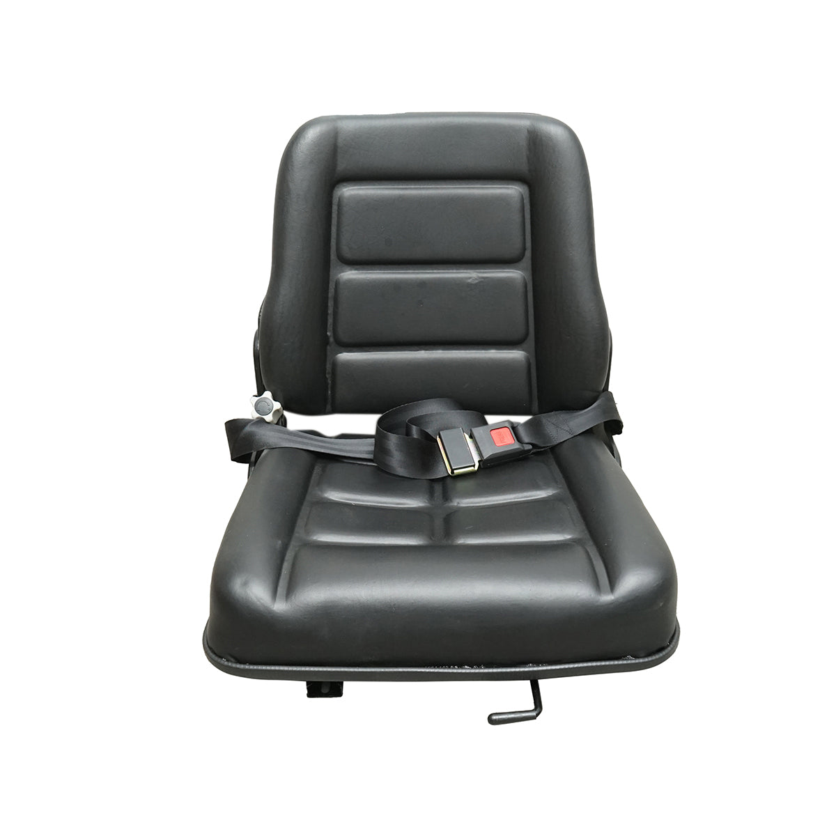 Sedile universale con cintura per macchine agricole o industriali, carrelli elevatori.