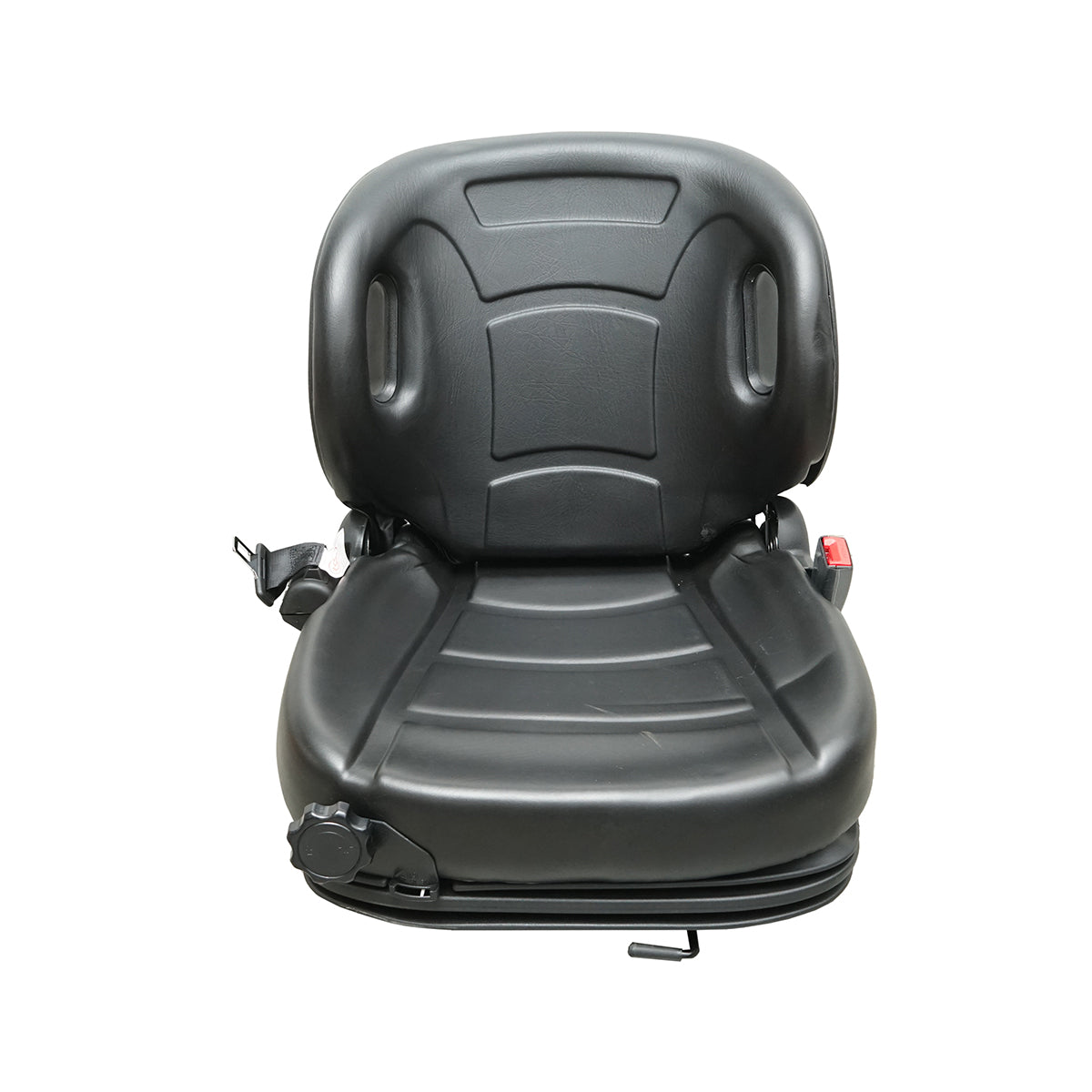 Sedile universale con cintura per macchine agricole o industriali, carrelli elevatori.