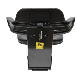 Sedile universale con regolazione, nero, per trattore.