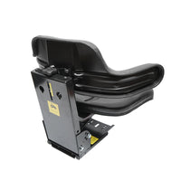 Sedile universale con regolazione, nero, per trattore.