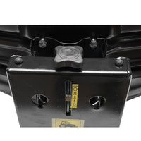 Sedile universale con regolazione, nero, per trattore.