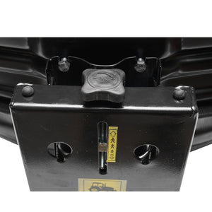 Sedile universale con regolazione, nero, per trattore.