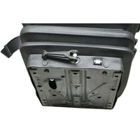 Sedile universale regolabile per peso 50-130 kg, con braccioli e schienale ribaltabile 50-90° per trattore, macchine agricole, industriali e carrelli elevatori.