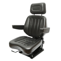 Sedile universale regolabile per trattore con braccioli 765x515 mm