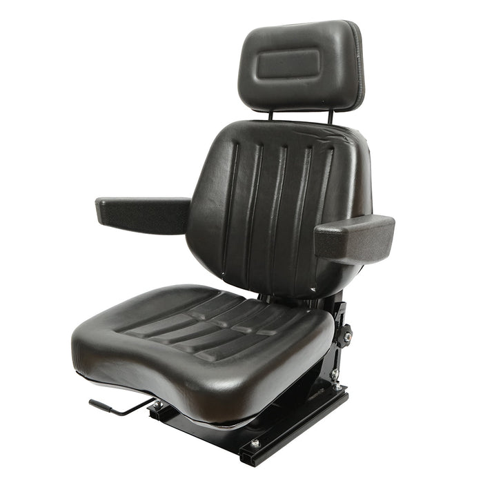 Sedile universale regolabile per trattore con braccioli 765x515 mm