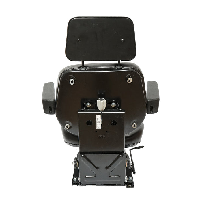 Sedile universale regolabile per trattore con braccioli 765x515 mm