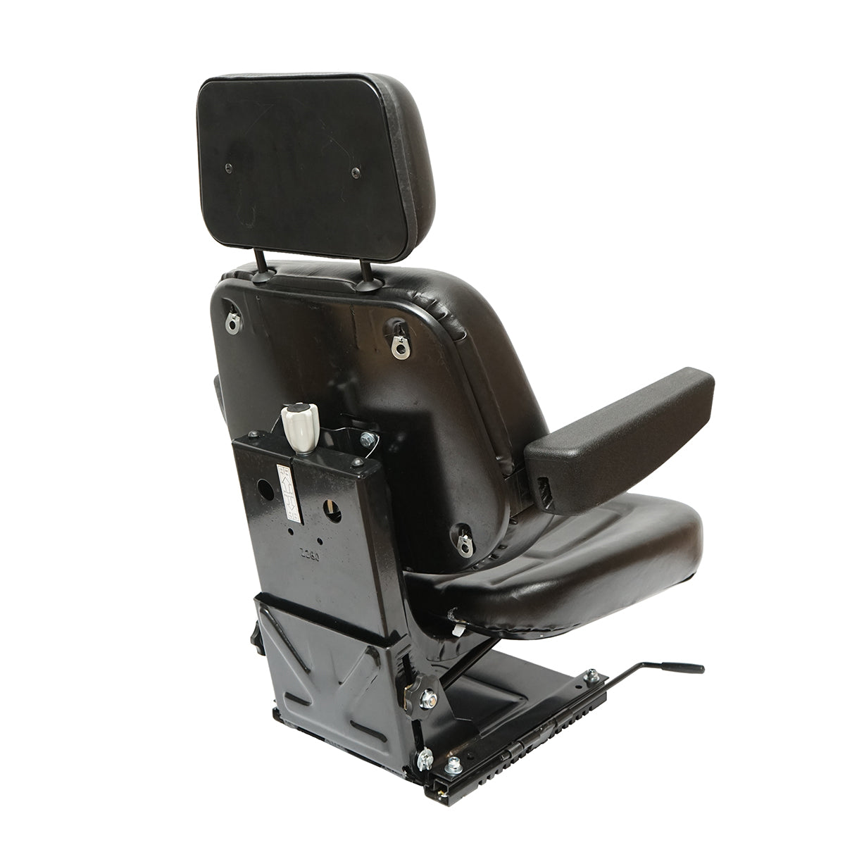 Sedile universale regolabile per trattore con braccioli 765x515 mm