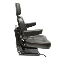 Sedile universale regolabile per trattore con braccioli 765x515 mm