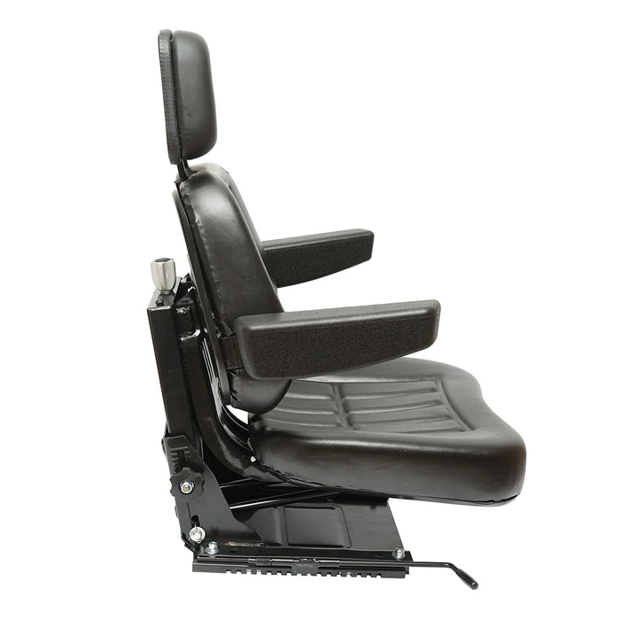 Sedile universale regolabile per trattore con braccioli 765x515 mm