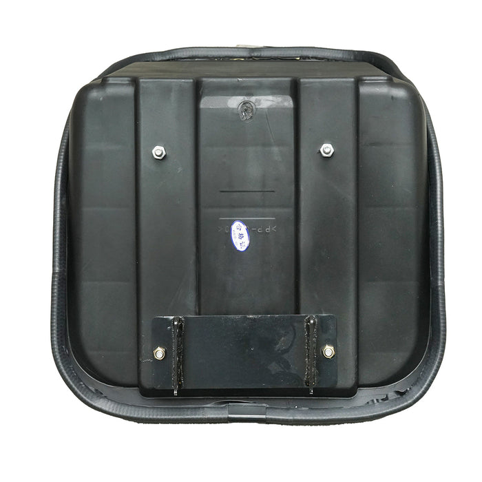 Sedile universale senza cintura di sicurezza e braccioli per macchine agricole o industriali.