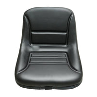 Sedile universale senza cintura di sicurezza e braccioli per macchine agricole o industriali.