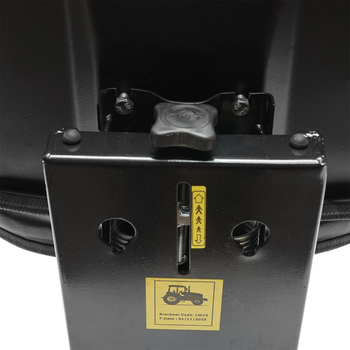 Sedile universale, nero, per trattore